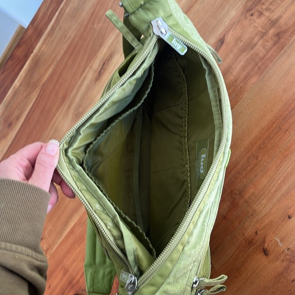 Lug Lime Green Hula Hoop Messenger or Diaper Bag - Picture 7 of 11